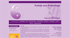 Desktop Screenshot of kinesioloog-praktijk.nl